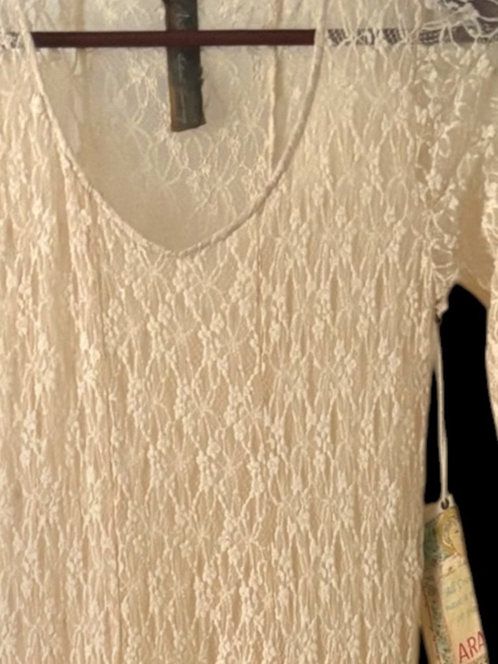 Aratta Silent Journey Lara Lace Long Sleeve Maxi Dress NWT - Picture 5 of 6